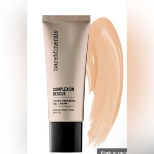 NIB bareMinerals COMPLEXION RESCUE®Tinted Moisturiz Hyaluronic Acid Mineral SPF